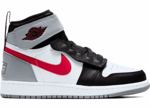 AJ Jordan 1 Flyease Black Particle Grey Gym Red Shoes Men size 7 - 12 US