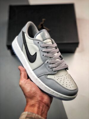 AJ Jordan 1 Golf Low Wolf Grey/Photon Dust/White/Black DD9315-002