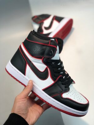 AJ Jordan 1 High OG Bloodline Black/Gym Red-White 555088-062