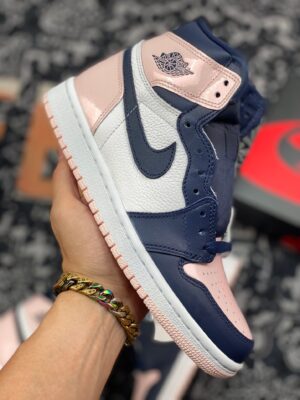AJ Jordan 1 High OG Bubble Gum Atmosphere/White-Laser Pink-Obsidian DD9335-641