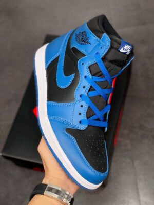 AJ Jordan 1 High OG Dark Marina Blue/Black-White 555088-404