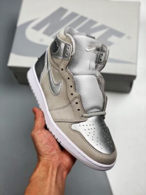 AJ Jordan 1 High OG Japan Neutral Grey/White-Metallic Silver DC1788-029