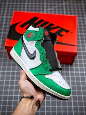 AJ Jordan 1 High OG Lucky Green/White-Sail-Black DB4612-300