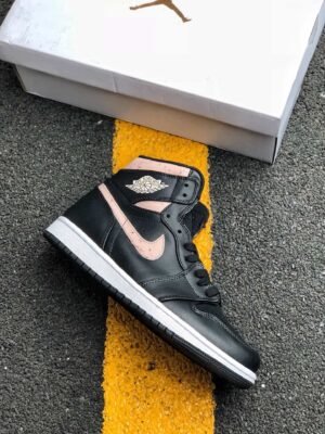 AJ Jordan 1 High Premium Black/Silt Red AQ9131-001