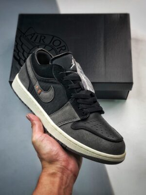 AJ Jordan 1 Low "Inside Out" Black Grey DN1635-001
