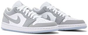 AJ Jordan 1 Low  u2018White Wolf Grey u2019 DC0774-105 men size 7 -11 US, women 5.5 - 10 US