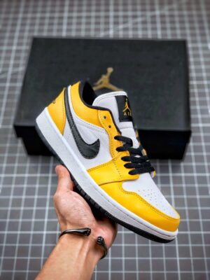 AJ Jordan 1 Low White/Laser Orange-Black CZ4776-107