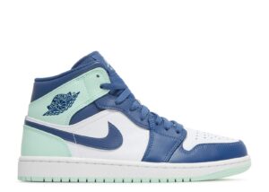 AJ Jordan 1 Mid 'Blue Mint' Everlasting Sneaker