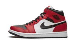 AJ Jordan 1 Mid “Chicago Black Toe”