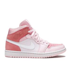 AJ Jordan 1 Mid 'Digital Pink' Revered Footwear