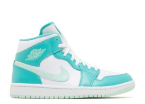 AJ Jordan 1 Mid 'Marine Green' Unfading Sneaker