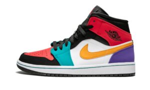 AJ Jordan 1 Mid Multicolor