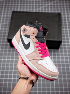 AJ Jordan 1 Mid SE Crimson Tint/Hyper Pink 852542-801