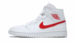 AJ JORDAN 1 MID UNIVERSITY RED