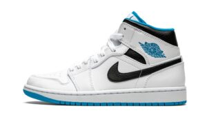 AJ Jordan 1 Mid “White / Laser Blue”