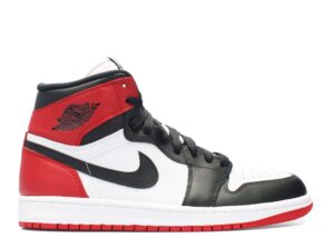 AJ Jordan 1 Retro High OG 'Black Toe' 2013 Unfading Sneaker