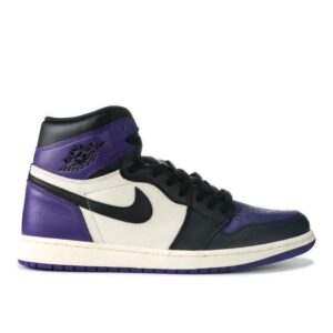 AJ Jordan 1 Retro High OG 'Court Purple' Unfading Sneaker