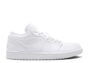 AJ Jordan 1 Retro Low 'Pure Platinum' Unfading Sneaker