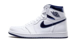 AJ Jordan 1 Retro Metallic Navy