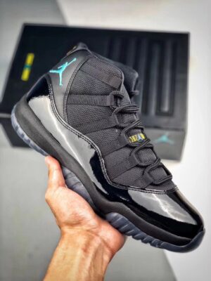 AJ Jordan 11 Black/Gamma Blue-Varsity Maize 378037-006