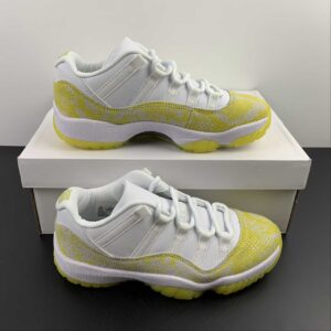 AJ Jordan 11 Low Yellow Snakeskin AH7860-107