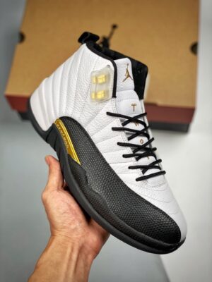 AJ Jordan 12 'Royalty' White/Black-Metallic Gold CT8013-170