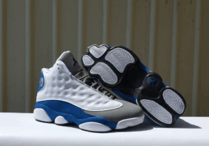 AJ Jordan 13 Blue White Men's Shoes