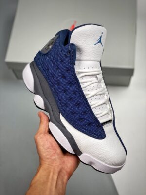 AJ Jordan 13 Flint Navy/Flint Grey-White-University Blue 414571-404