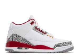 AJ Jordan 3 Retro 'Cardinal Red' Everlasting Sneaker