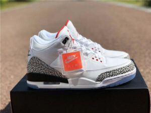 AJ Jordan 3 Retro Free Throw Line White Cement