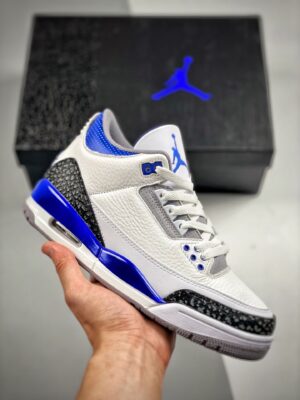 AJ Jordan 3 White/Black-Cement Grey-Racer Blue CT8532-145