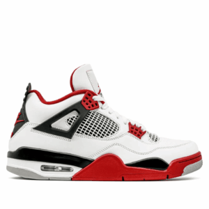 AJ Jordan 4 Retro OG Fire Red 2020 White Black Tech Grey DC7770-160 Men size 7 - 11 US
