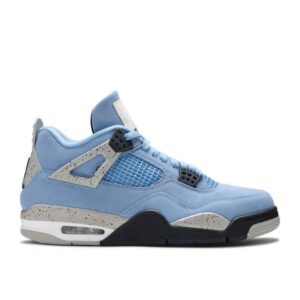 AJ Jordan 4 Retro 'University Blue' Unfading Sneaker