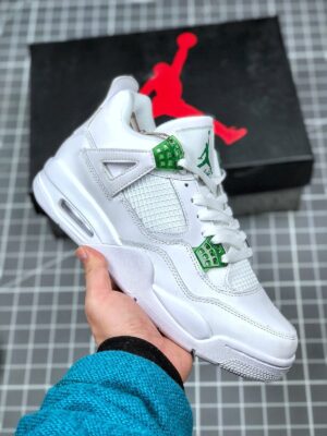 AJ Jordan 4 White/Pine Green-Metallic Silver CT8527-113