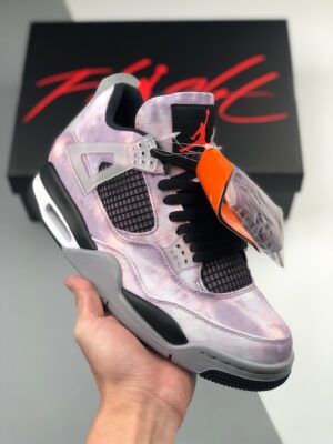 AJ Jordan 4 Zen Master Amethyst Wave/Bright Crimson/Black/Cement Grey DH7138-506