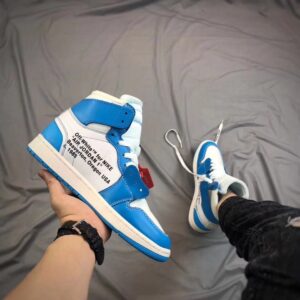Off-White X  AJ Jordan 1 Retro High University Blue
