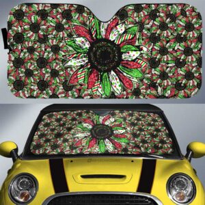 Christmas Sunflower All Over Print Car Sunshade